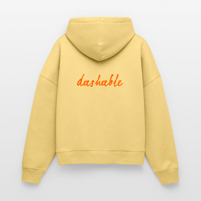 dashable Organic Hoodie - washed yellow