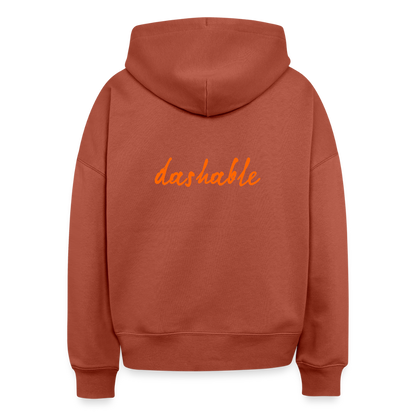 dashable Organic Hoodie - heritage brown