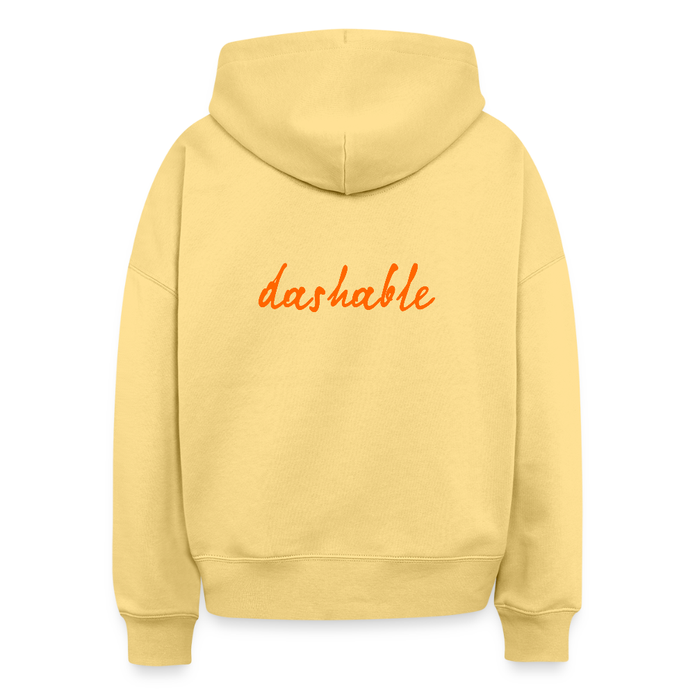 dashable Organic Hoodie - washed yellow