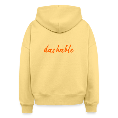 dashable Organic Hoodie - washed yellow