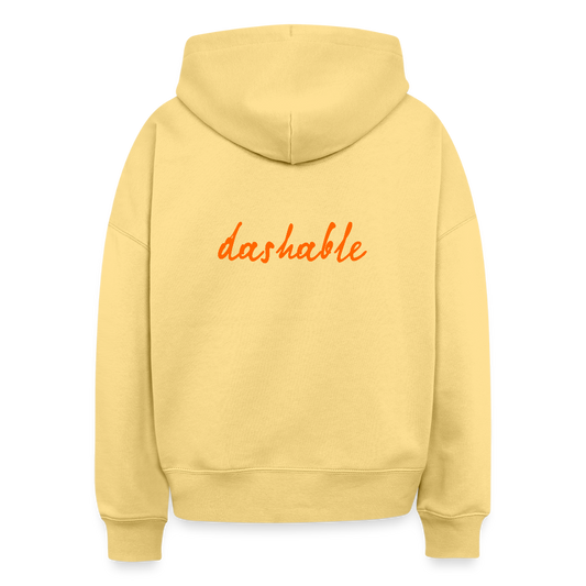 dashable Organic Hoodie - washed yellow