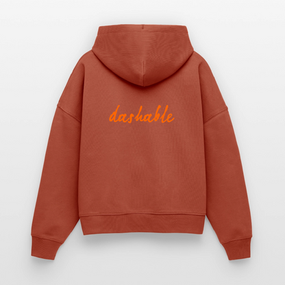 dashable Organic Hoodie - heritage brown