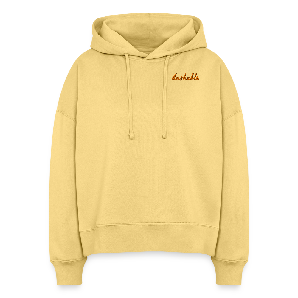 dashable Organic Hoodie - washed yellow