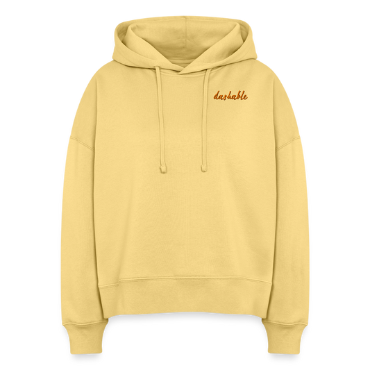 dashable Organic Hoodie - washed yellow