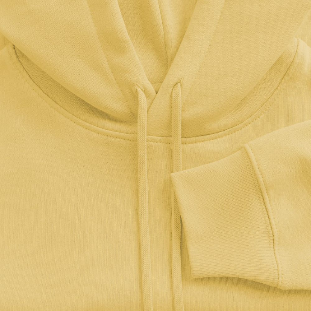 dashable Organic Hoodie - washed yellow